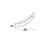 Applique Murale THELTA Chrome LED E14 2x12 W NOVA LUCE 83325801