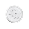 Plafonnier VEDERE Blanc, Cristal & Chrome LED E27 3x12 W NOVA LUCE 697002