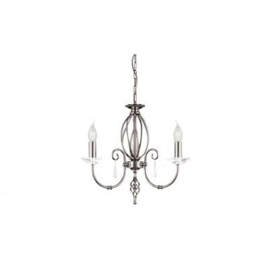 Lustre Aegean 3x60W Argent ELSTEAD LIGHTING ag3pn