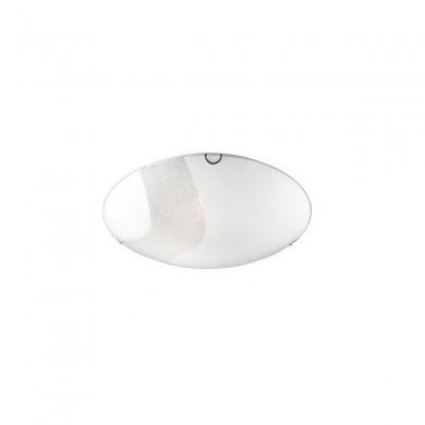 Plafonnier QUALE Blanc & Chrome LED E27 2x12 W H8 NOVA LUCE 8361601