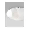 Plafonnier QUALE Blanc & Chrome LED E27 3x12 W H8 NOVA LUCE 8361602