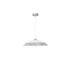 Suspension BENITO Blanc & Argent LED E27 1x12 W NOVA LUCE 9112142