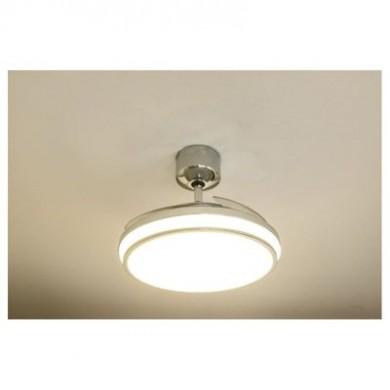 Ventilateur de plafond Evo1 122cm Chromé Rétractable BOUTICA DESIGN 211037