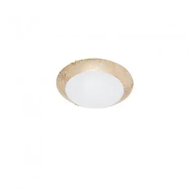 Plafonnier BENITO Blanc & Or LED E27 2x12 W NOVA LUCE 9112041