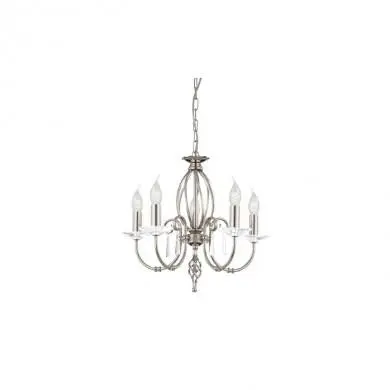 Lustre Aegean 5x60W Argent ELSTEAD LIGHTING ag5pn