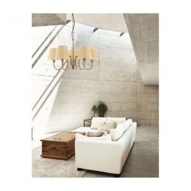 Lustre ELIZABETH Bronze Antique & Sable LED E14 5x5 W NOVA LUCE 7120022