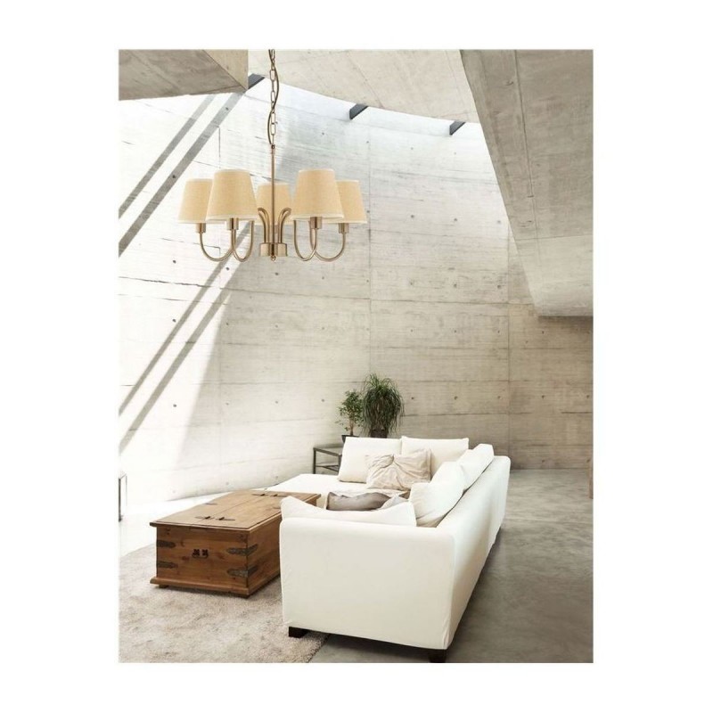Lustre ELIZABETH Bronze Antique & Sable LED E14 5x5 W NL_7120022 7120022 Lustre ELIZABETH Bronze Antique & Sable LED E14 5x5 W NOVA LUCE 7120022