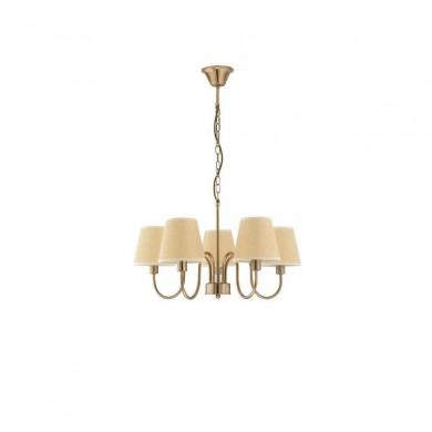 Lustre ELIZABETH Bronze Antique & Sable LED E14 5x5 W NOVA LUCE 7120022