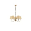 Lustre ELIZABETH Bronze Antique & Sable LED E14 5x5 W NOVA LUCE 7120022