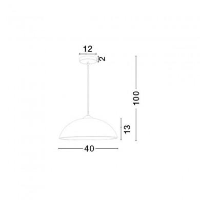 Suspension VINCA Blanc LED E27 1x12 W 600822 NOVA LUCE 600822