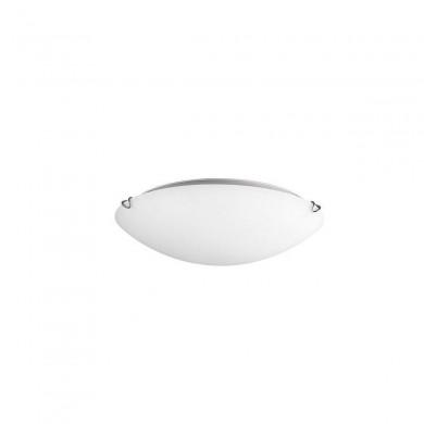 Plafonnier ANCO Blanc & Chrome LED E27 1x12 W NOVA LUCE 600401