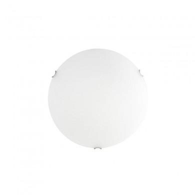 Plafonnier ANCO Blanc & Chrome LED E27 1x12 W NOVA LUCE 600401