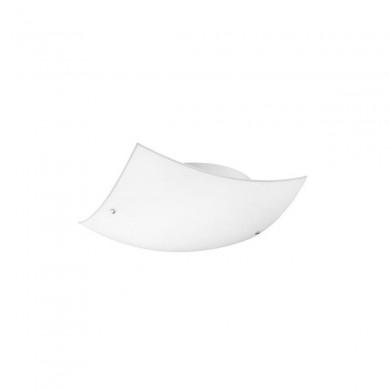 Plafonnier QUALE Blanc & Chrome LED E27 3x12 W H12 NOVA LUCE 600303