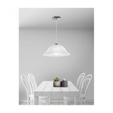 Suspension VINCA Blanc LED E27 1x12 W 605804 NOVA LUCE 605804