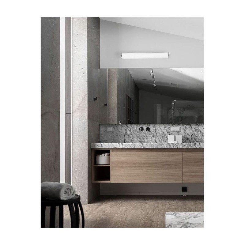 Applique Murale Salle de Bain POLO Satiné & Blanc LED E14 3x5 W NOVA LUCE 602201