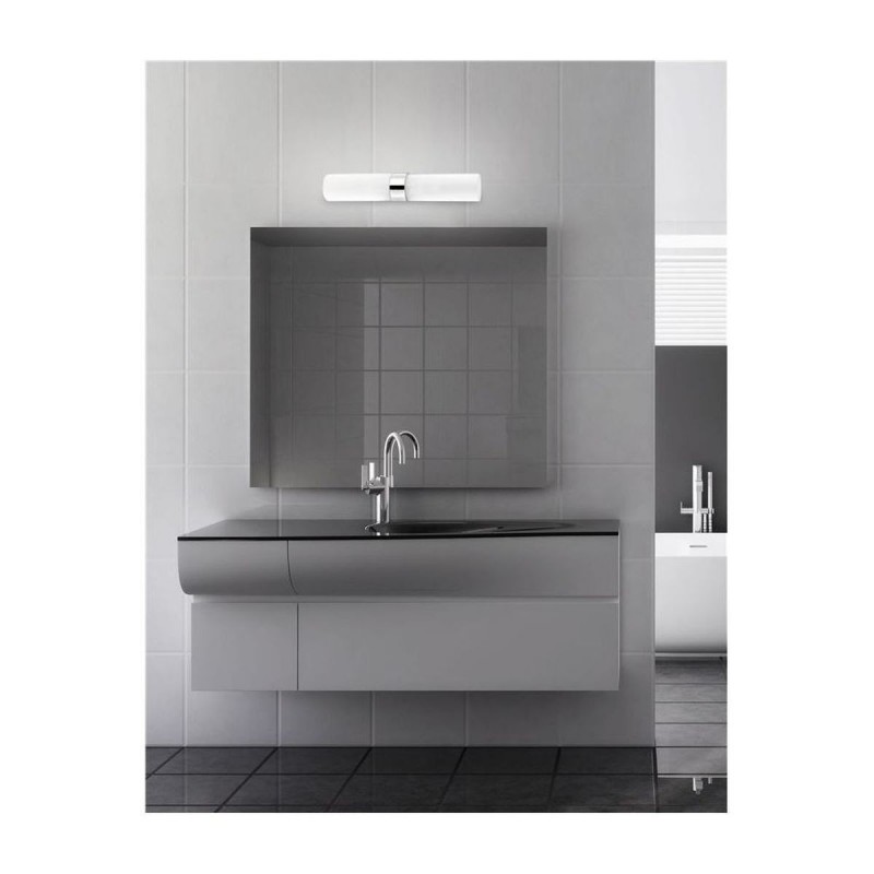 Applique Murale Salle de Bain POLO Chrome & Blanc LED G9 2x5 W NL_6204481 6204481 Applique Murale Salle de Bain POLO Chrome & Blanc LED G9 2x5 W NOVA LUCE 6204481