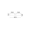 Applique Murale Salle de Bain POLO Chrome & Blanc LED G9 2x5 W NOVA LUCE 6204481