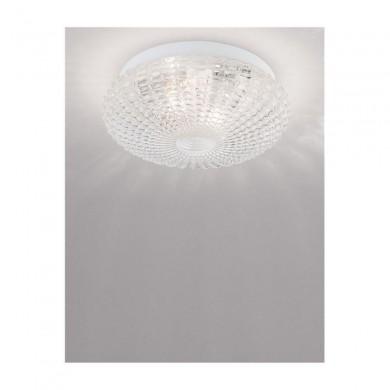 Plafonnier Salle de Bain CLAM Transparent LED E27 2x12 W NOVA LUCE 9738255