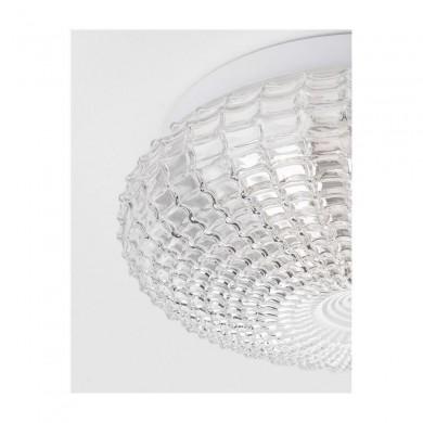 Plafonnier Salle de Bain CLAM Transparent LED E27 2x12 W NOVA LUCE 9738255