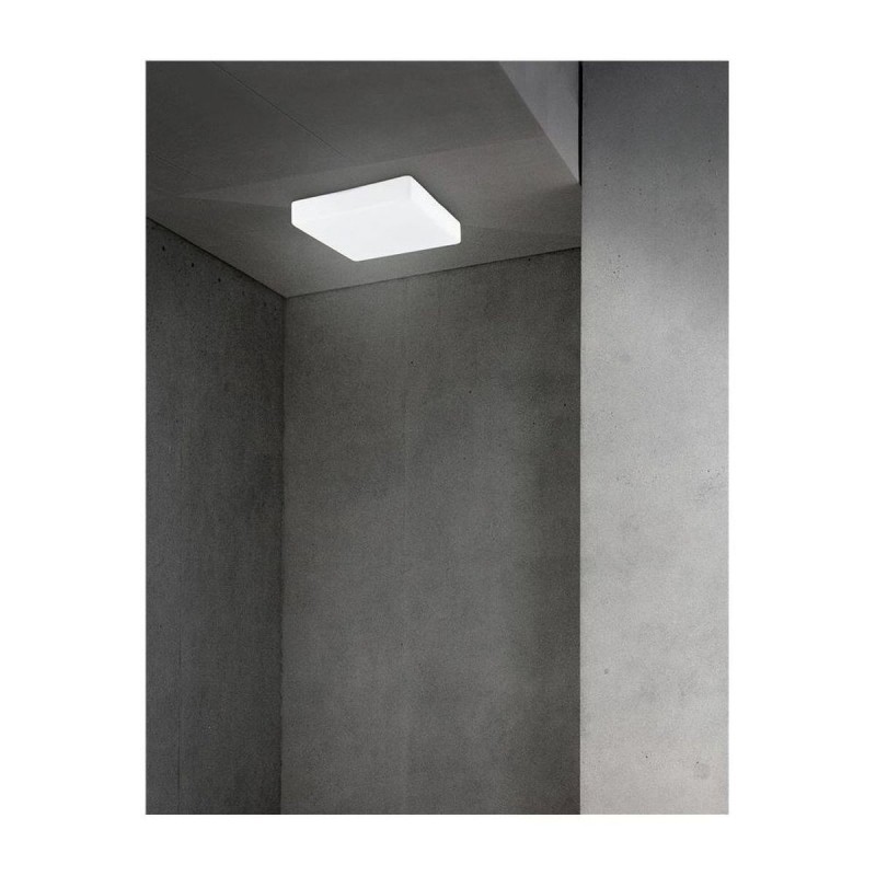 Plafonnier Salle de Bain CUBE Opale LED E27 1x40 W H7 NOVA LUCE 6110041