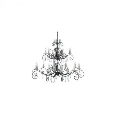 Lustre Amarilli 15x60W Noir et argent ELS_aml15bs aml15bs Lustre Amarilli 15x60W Noir et argent ELSTEAD LIGHTING aml15bs