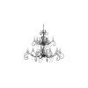 Lustre Amarilli 15x60W Noir et argent ELSTEAD LIGHTING aml15bs