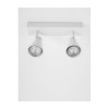Plafonnier DUBLIN Sable Blanc LED GU10 2x10 W NOVA LUCE 9155811