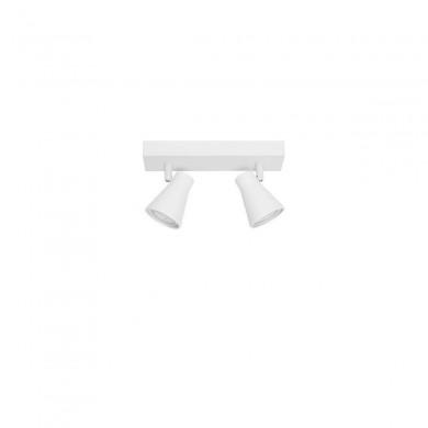 Plafonnier DUBLIN Sable Blanc LED GU10 2x10 W NOVA LUCE 9155811