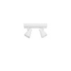 Plafonnier DUBLIN Sable Blanc LED GU10 2x10 W NOVA LUCE 9155811