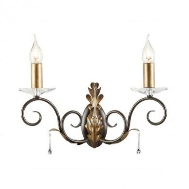 Applique Murale Amarilli 2x60W Bronze et Or ELSTEAD LIGHTING aml2bg