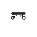 Applique Murale SALVA Sable Noir LED GU10 2x10 W