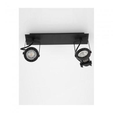 Applique Murale SALVA Sable Noir LED GU10 2x10 W NOVA LUCE 9155102