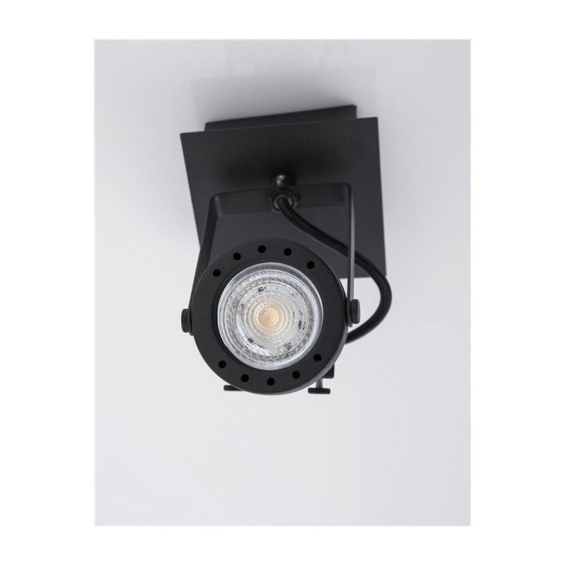 Plafonnier SALVA Sable Noir LED GU10 2x10 W NOVA LUCE 9155101