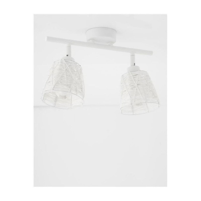 Plafonnier SION Sable Blanc LED E14 2x5 W NL_9155422 9155422 Plafonnier SION Sable Blanc LED E14 2x5 W NOVA LUCE 9155422