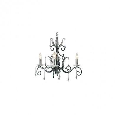 Lustre Amarilli 3x60W Noir et argent ELSTEAD LIGHTING aml3bs