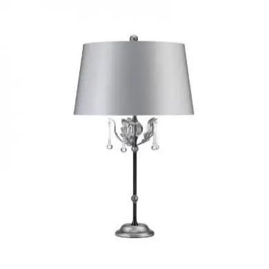 Lampe Amarilli Noir Argenté 1x60W E27 ELS_amltlblksil_off AML-TL BLK-SIL Lampe Amarilli Noir Argenté 1x60W E27 ELSTEAD LIGHTING AML-TL BLK-SIL