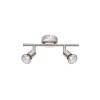 Plafonnier BASE Nickel Satiné LED GU10 2x5 W NOVA LUCE 660002