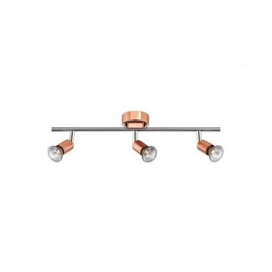 Plafonnier BASE Cuivre LED GU10 3x5 W NL_660007 660007 Plafonnier BASE Cuivre LED GU10 3x5 W NOVA LUCE 660007
