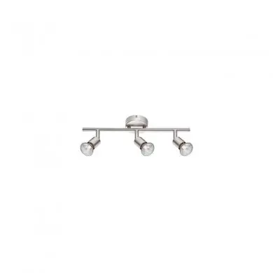 Plafonnier BASE Nickel Satiné LED GU10 3x5 W NOVA LUCE 660003