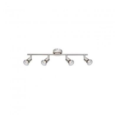 Plafonnier BASE Nickel Satiné LED GU10 4x5 W NOVA LUCE 660004