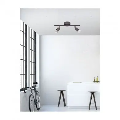 Plafonnier BASE Rouille LED GU10 2x5 W NOVA LUCE 662002