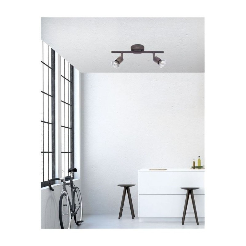 Plafonnier BASE Rouille LED GU10 2x5 W NOVA LUCE 662002