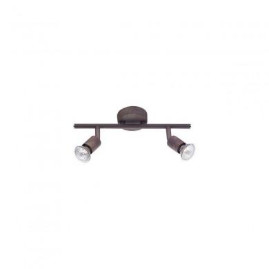 Plafonnier BASE Rouille LED GU10 2x5 W NOVA LUCE 662002