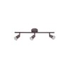 Plafonnier BASE Rouille LED GU10 3x5 W NOVA LUCE 662003