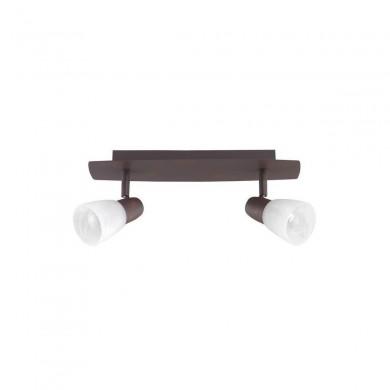Plafonnier REGGIO Rouille LED E14 2x5 W NOVA LUCE 770002