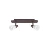 Plafonnier REGGIO Rouille LED E14 2x5 W NOVA LUCE 770002