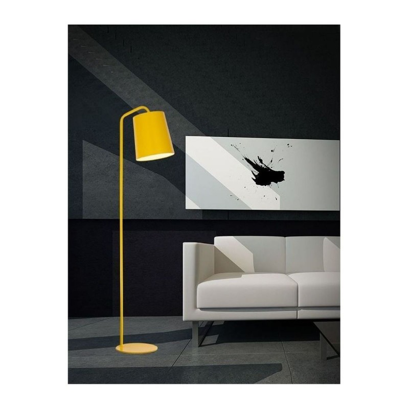 Lampadaire STABILE Jaune Mat LED E27 1x12 W NOVA LUCE 549601