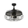 Ventilateur Plafond Retractable INDUSTRI 122cm Noir BOUTICA DESIGN 212920