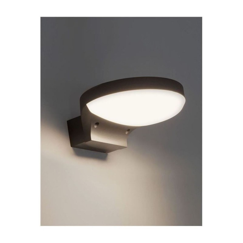 Applique Murale Extérieure ENZI Gris Foncé LED 17 W NOVA LUCE 9936101