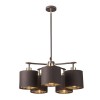 Lustre Balance Marron Laiton 5x40W E27 ELSTEAD LIGHTING BALANCE5 BRPB